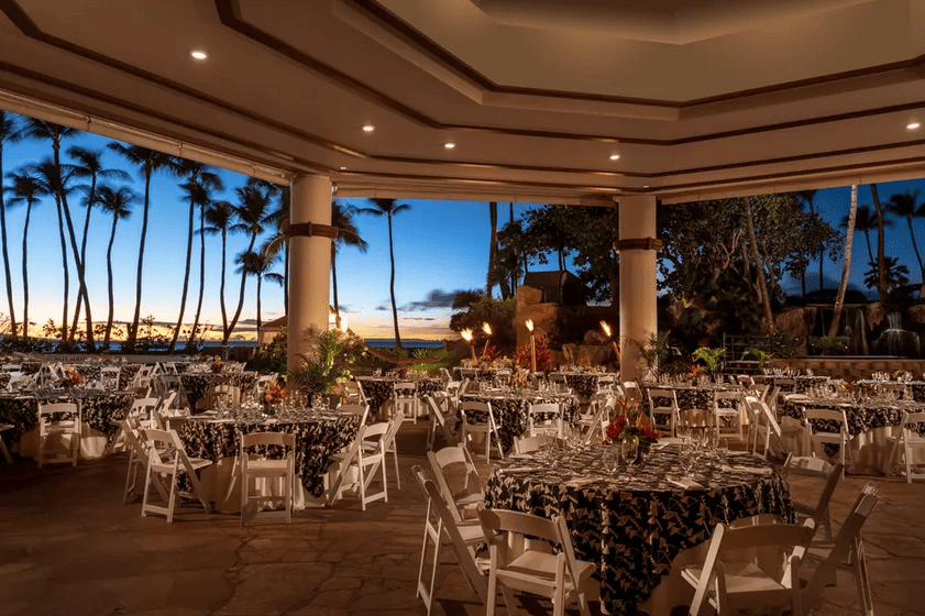 Wailele Luau Setting